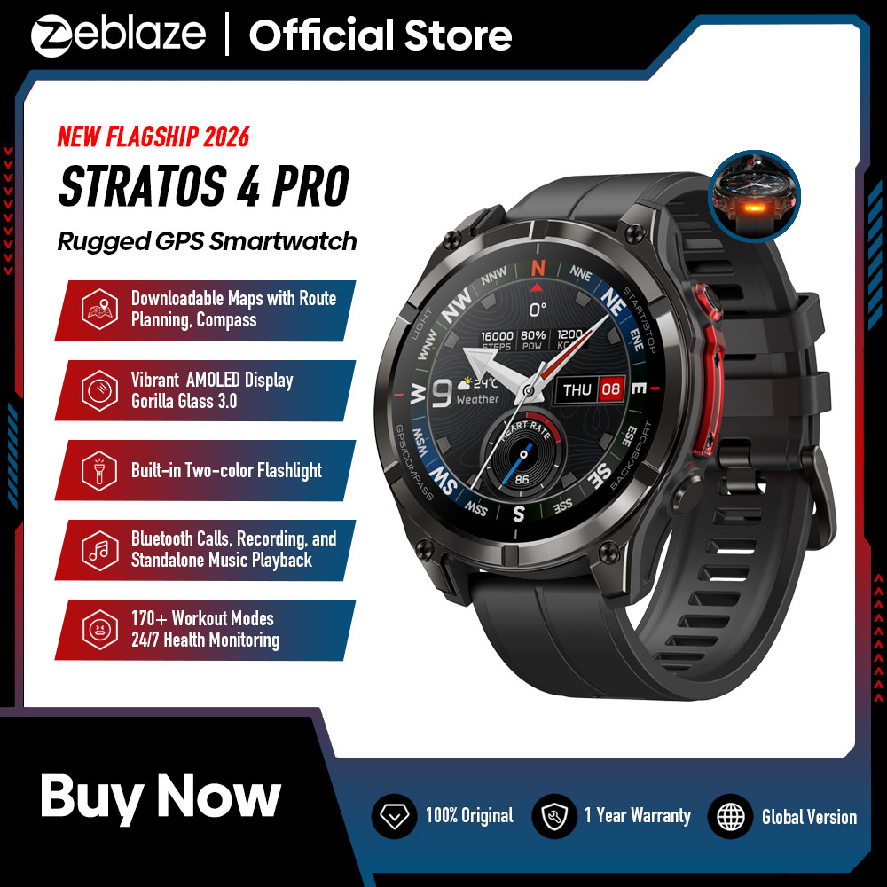 Table Tennis World - Nieuwe Zeblaze Stratos 4 PRO AMOLED