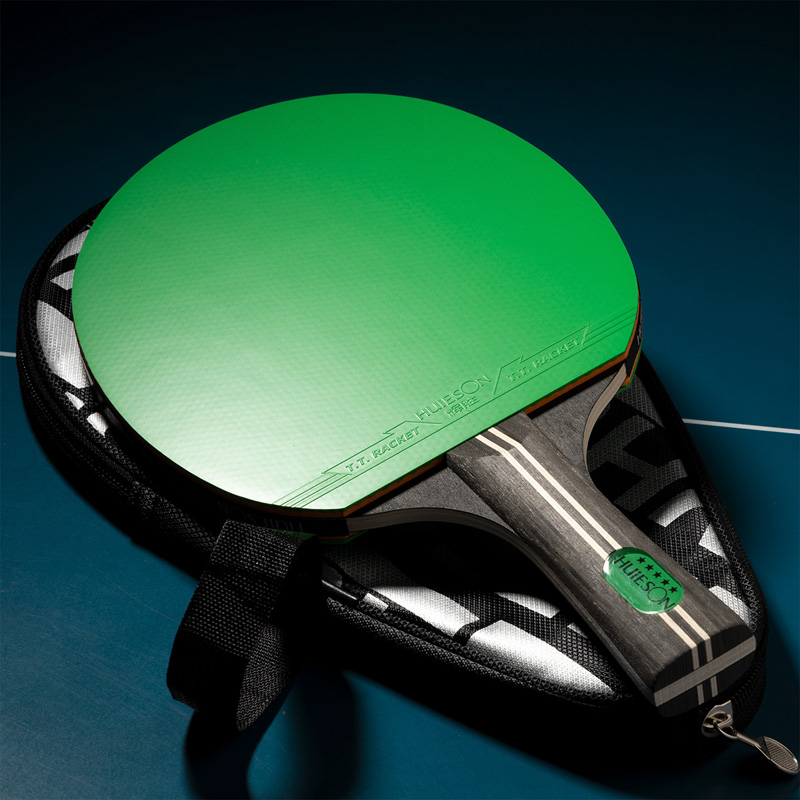 Table Tennis Db - HUIESON 5-sterren kleurrijke tafeltennisracketset met draagtas