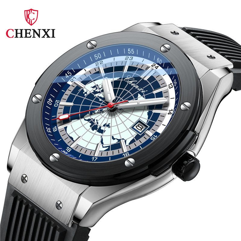 Table Tennis World - CHENXI 82442 Mannen Quartz Horloge Casual