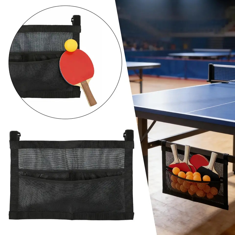 Table Tennis Db - Nieuwe Mesh Pingpongbalhouder Grote tascapaciteit Tafeltennisbalorganizer