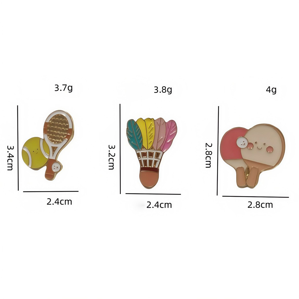 Broches van zinklegering Stijl - Table Tennis Db recensie en prijs