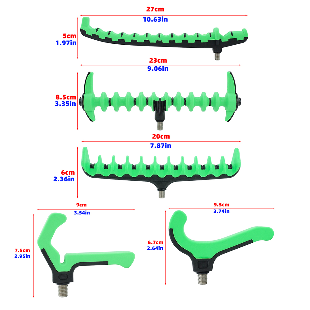 Hirisi 1pcs Feeder Rod Rest He - Head Racket Boom recensie en prijs